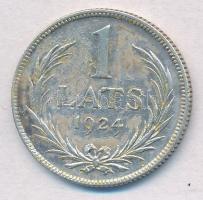 Lettország 1924. 1L Ag T:2 Latvia 1924. 1 Lats Ag C:XF