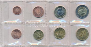 Lettország 2014. 1c-2E (8xklf) forgalmi sor T:1,1-
Latvia 2014. 1 Cent - 2 Euro (8xdiff) coin set C...