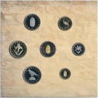 2005. 1Ft-100Ft (7xklf) forgalmi sor szettben + 2005. 10Ft "József Attila" T:PP kis patina...