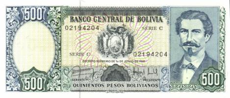Bolívia 1981. 500P T:I + 1984. 10.000P, 50.000P T:I