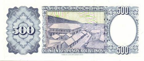 Bolívia 1981. 500P T:I + 1984. 10.000P, 50.000P T:I