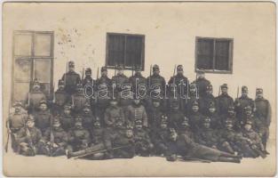 1916 Pozsony, Pressburg, Bratislava; Osztrák-magyar katonák csoportképe / WWI Austro-Hungarian K.u.K. soldiers' group photo (fl)