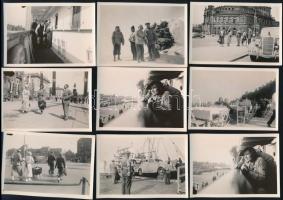 cca 1940 Bartók Ilonka (Bartók Béla rokona) saját kézzel feliratozott és készített fényképei európai utazásokról. Összesen 30 db. 6x9 cm