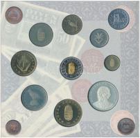 1997. 50f-200Ft (10xklf) forgalmi sor, benne 200Ft Ag "Deák", karton díszcsomagolásban T:P...