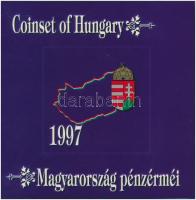 1997. 50f-200Ft (10xklf) forgalmi sor, benne 200Ft Ag "Deák", karton díszcsomagolásban T:P...