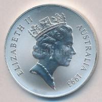 Ausztrália 1993C 1$ Ag "Kenguru" (1oz/0.999) T:BU
Australia 1993C 1 Dollar Ag "Kanga...