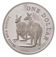 Ausztrália 1999C 1$ Ag "Kenguru" (1oz/0.999) T:2 eredetileg PP
Australia 1999C 1 Dollar A...