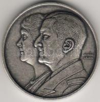 Ungarn, moderne Gedenkmünze, unedelmetall (Tombak), "Horthy és Neje Temetése", Erh.:st in Etui/verdefényes dobozban