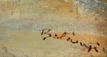 Belényi jelzéssel: Virág csendélet, olaj, vászon, üvegezett fa keretben, 39×33 cm