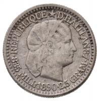 Haiti 1890. 10c Ag T:2,2- kis patina Haiti 1890. 10 Centimes Ag C:XF,VF small patina Krause KM#44