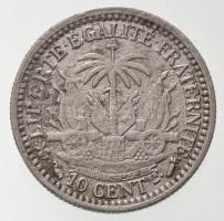 Haiti 1890. 10c Ag T:2,2- kis patina
Haiti 1890. 10 Centimes Ag C:XF,VF small patina
Krause KM#44