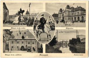 3 db régi erdélyi városképes lap: Kolozsvár, Gyilkos-tó / 3 pre-1945 Transylvanian town-view postcards: Cluj, Lacul Rosu