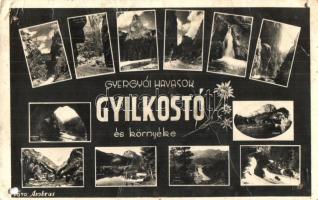 3 db régi erdélyi városképes lap: Kolozsvár, Gyilkos-tó / 3 pre-1945 Transylvanian town-view postcar...