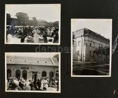 cca 1936 Utazás a náci Németországban. Berlin, az Olimpia, katonák, utcaképek, hajók, felvonulások. ...