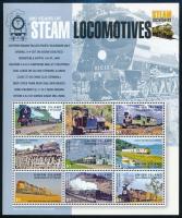 Mozdony kisív, Locomotive mini sheet