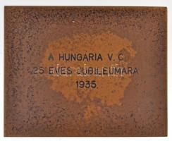 Reményi József (1887-1977) 1935. "Budapesti Budai Torna Egylet 1869" Br plakett, eredeti t...