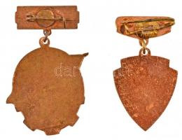 Románia 1987. "Kiváló városvezetésért" aranyozott, zománcozott fém jelvény (22mm) + DN &qu...