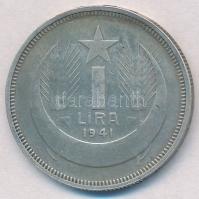 Törökország 1941. 1L Ag T:2 Turkey 1941. 1 Lira Ag C:XF