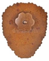 Románia DN "Katonai kiválóság" zománcozott Br jelvény (38mm) T:2,2-
Romania ND "Mili...