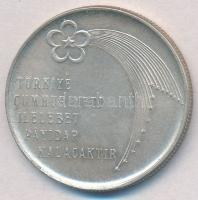 Törökország 1973. 50L Ag "50 éves a Köztársaság" T:1-
Turkey 1973. 50 Lira Ag "50th ...