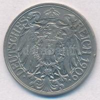Német Birodalom 1909G 25pf Ni "II. Vilmos" T:1-,2 ph.
German Empire 1909G 25 Pfennig Ni &...
