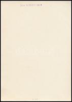 cca 1935 Kinszki Imre (1901-1945): Nyomok a hóban, pecséttel jelzett vintage fotóművészeti alkotás, ...