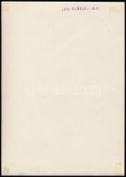 cca 1934 Kinszki Imre (1901-1945) pecséttel jelzett vintage fotóművészeti alkotása, 18x13 cm