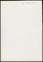 cca 1933 Kinszki Imre (1901-1945): Beszélgetés, pecséttel jelzett vintage fotóművészeti alkotás, 16,...