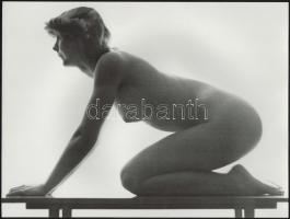 cca 1976 Menesdorfer Lajos (1941-2005) budapesti fotóművész hagyatékából, 3 db jelzés nélküli vintag...