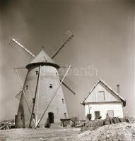 cca 1977 Kecskeméti szélmalom, 6 db szabadon felhasználható vintage negatív, 6x6 cm / windmills, Kec...