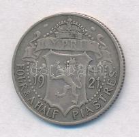 Ciprus 1921. 4 1/2P Ag "V. György" T:2,2-  
Cyprus 1921. 4 1/2 Piastres Ag "George V...