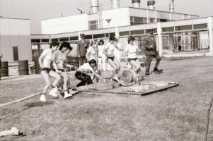 1984 Kecskemét, tűzoltóverseny a megyei kórházban és a lakótelepen, 59 db szabadon felhasználható vi...