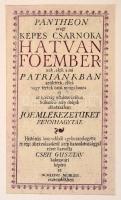 1977-1980 Cseh Gusztáv (1934-1985): Pantheon, avagy képes csarnoka hatvan főembernek, akik a mi pátr...
