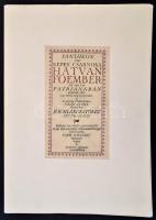 1977-1980 Cseh Gusztáv (1934-1985): Pantheon, avagy képes csarnoka hatvan főembernek, akik a mi pátr...