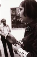 1974 Koszta Rozália festőművészről készült felvételek, 19 db szabadon felhasználható vintage negatív, 24x36 mm
