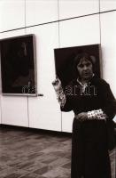 1974 Koszta Rozália festőművészről készült felvételek, 19 db szabadon felhasználható vintage negatív...