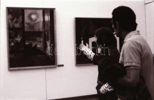 1974 Koszta Rozália festőművészről készült felvételek, 19 db szabadon felhasználható vintage negatív...