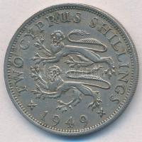 Ciprus 1949. 2Sh Cu-Ni T:2   
Cyprus 1949. 2 Shilling C:XF
Krause KM#32