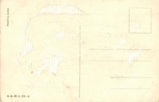 Skiing lady. B.K.W.I. 271-6. s: Mela Koehler  (gluemark)