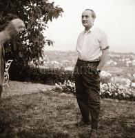 1963 Ferencsik János karmester (1907-1984) Balatonfüreden, 27 db szabadon felhasználható vintage neg...