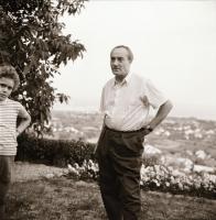 1963 Ferencsik János karmester (1907-1984) Balatonfüreden, 27 db szabadon felhasználható vintage neg...