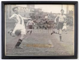 cca 1940 5 db fénykép Zsengellér Gyula (1915-1999) focista hagyatékából: portré Ullmann műterméből, ...