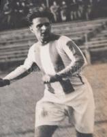 cca 1940 5 db fénykép Zsengellér Gyula (1915-1999) focista hagyatékából: portré Ullmann műterméből, ...