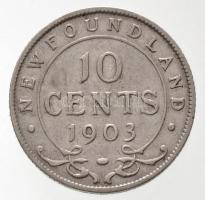 Kanada / Új-Fundland 1903. 10c Ag "VII. Eduárd" (2,31g) T:2,2- / 
Canada / Newfoundland 1...