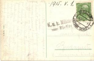 Bielsko-Biala, Bielitz; Kaiser Franz Josefstrasse, Zahntechnisches Atelier / street view with synago...