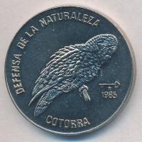 Kuba 1985. 1P Cu-Ni Papagáj T:1,1- Cuba 1985. 1 Peso Cu-Ni Parrot C:UNC,AU Krause KM#183