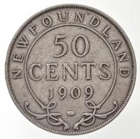 Kanada / Új-Fundland 1909. 50c Ag "VII. Eduárd" T:2,2-  
Canada / Newfoundland 1909. 50 C...
