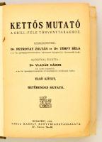 Kettős mutató. A Grill-féle törvénytárakhoz. I. kötet.: Betűrendes mutató. Szerk.: Dr. Petrovay Zolt...