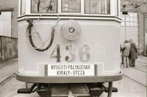 1987 Felújított villamosok, 29 db szabadon felhasználható vintage negatív, 24x36 mm