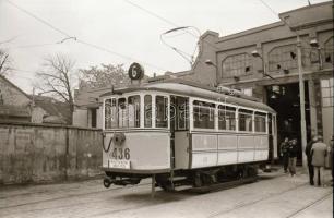 1987 Felújított villamosok, 29 db szabadon felhasználható vintage negatív, 24x36 mm